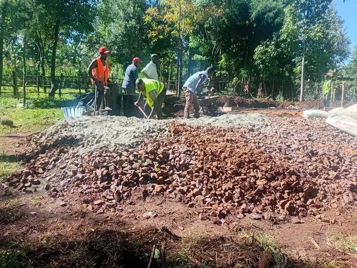 BRICKS WALLING 3 BEDROOM BUNGALOW HIPPED ROOF DESIGN 