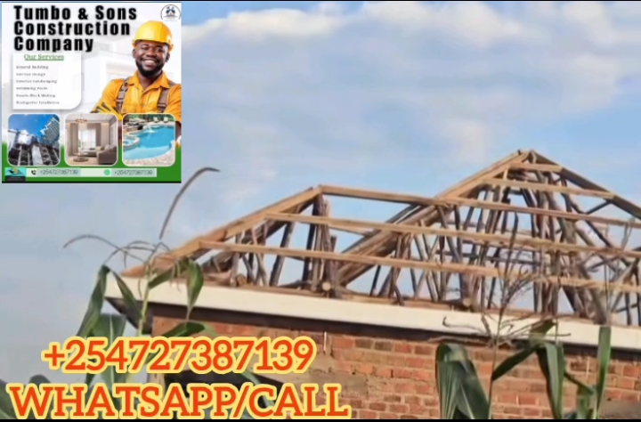 BRICKS WALLING 3 BEDROOM BUNGALOW HIPPED ROOF DESIGN 